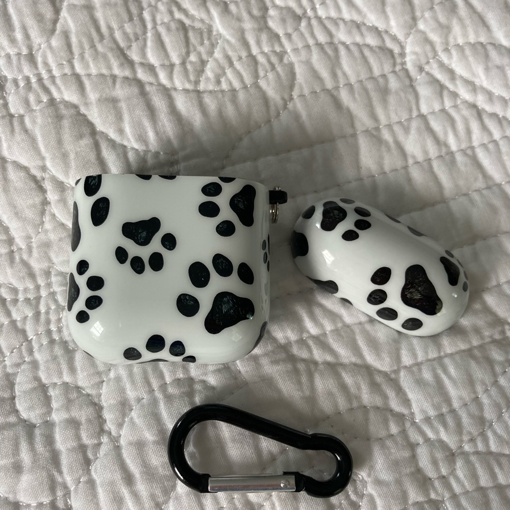 New Paw Print AirPods Case with Carabiner